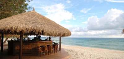 Beach bar at the Sohka Beach Resort, Sihanoukville