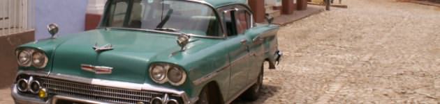 Classic car in Trinidad, Central Cuba