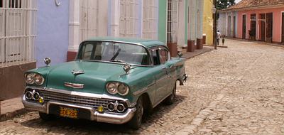 Classic American car, Trinidad Cunba