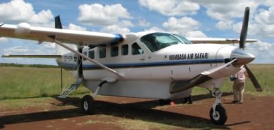 Kenya flying safaris - light aircraft on the Masai Mara