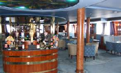 The bar area on the MS Magic I