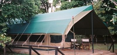 Tented accommodation at Governors Main Camp, Masai Mara Kenya