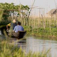 Holidays to Burma, escorted tours of Burma - floating gardens, Inle Lake