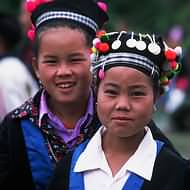 Holidays to Laos - Hmong girls in Luang Prabang